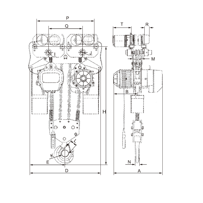 Classic Electric Chain Hoist GBD