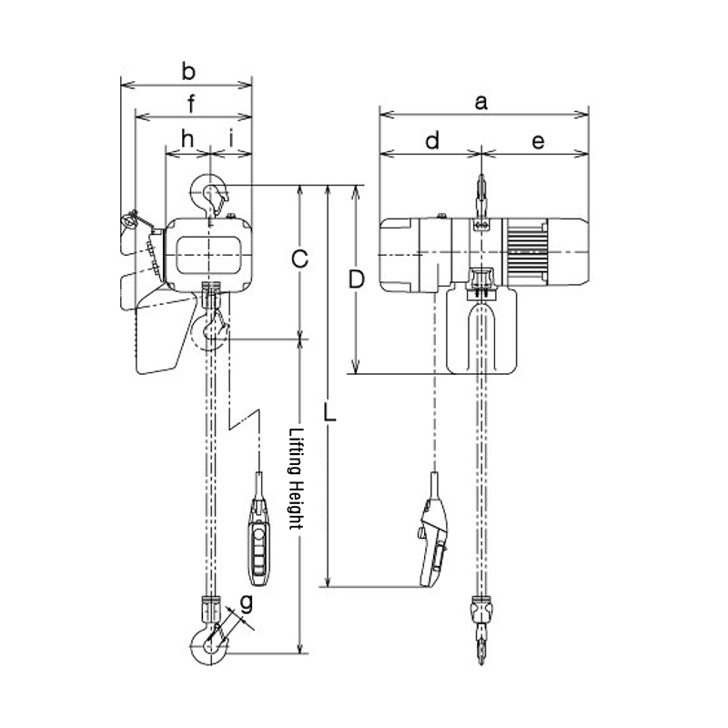 Antecessum Electric Chain Hoist GBD-II
