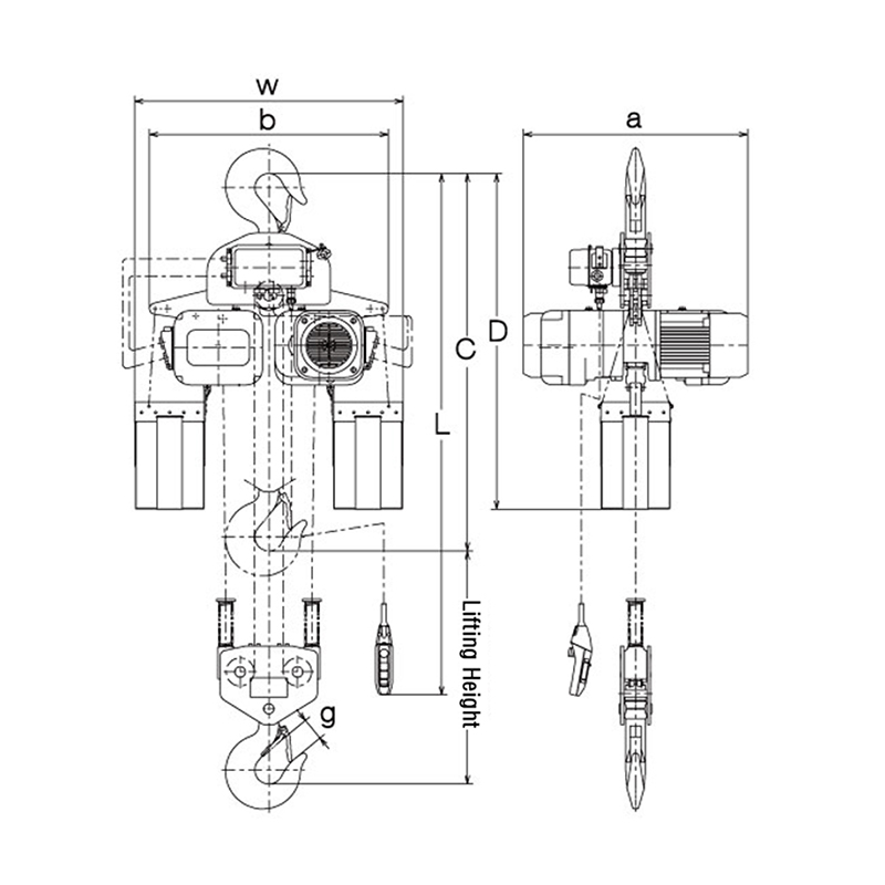 Antecessum Electric Chain Hoist GBD-II