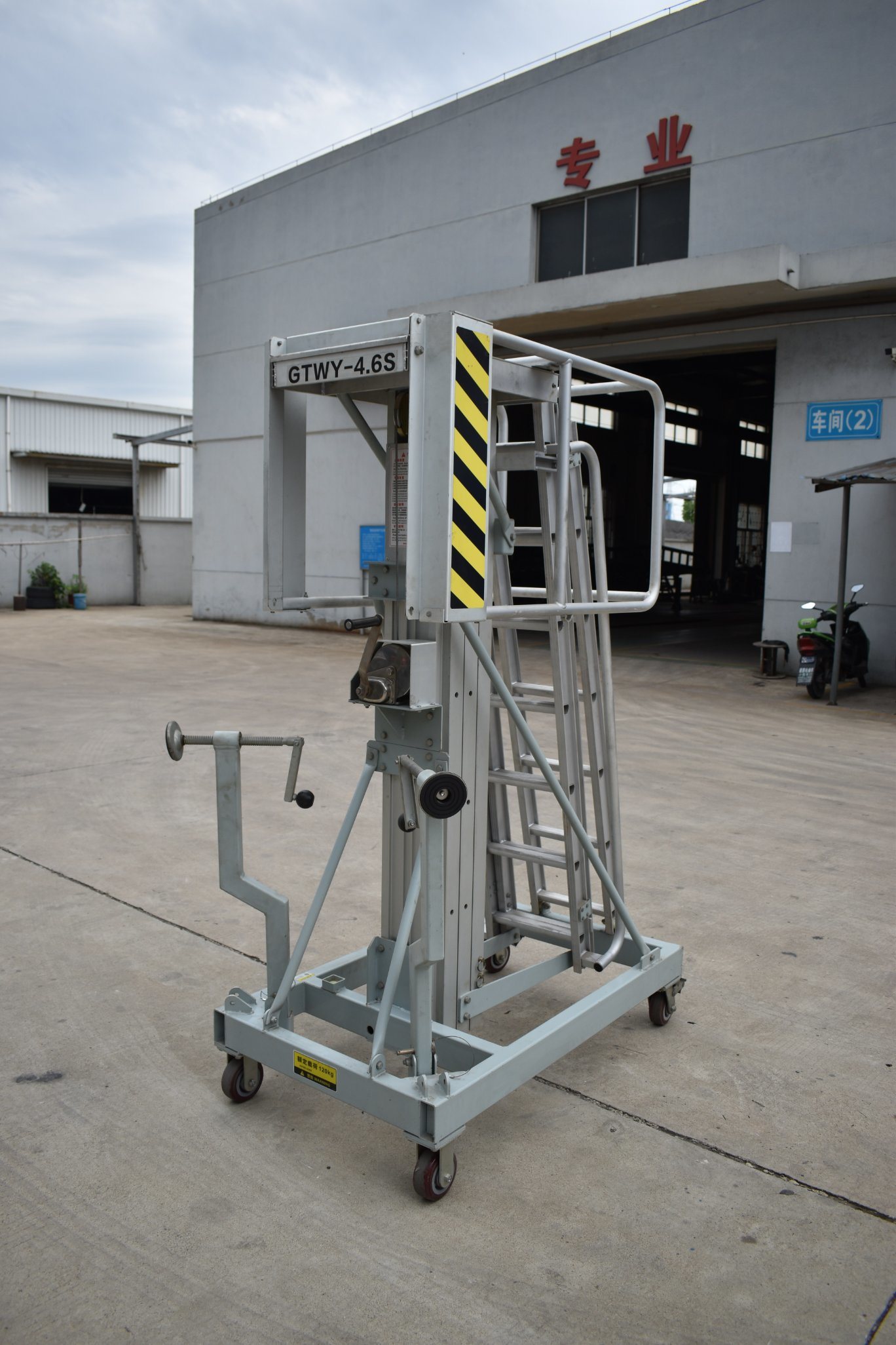 Aluminium Alloy Manual Elevatio Operis Platform-GTWP