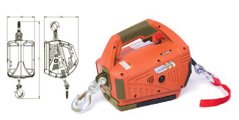 Pugna Powered Electric Winch SLQ-B